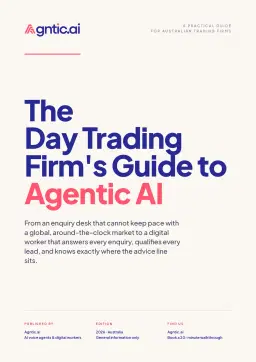 The day trading firm's guide to agentic AI. cover