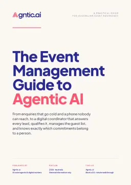 The event management guide to agentic AI. cover
